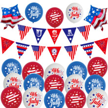 Fejr den amerikanske ånd med vores livlige balloner med amerikanske flag, designet til patriotisk festdekoration og dekorationer til