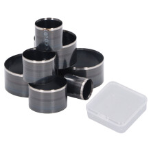 Conjunto de matrizes de corte de couro para prevenção de deformações, ferramentas de perfuração de couro, matriz de corte redonda, corte