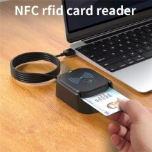 High Durability USB Powered IC Card Reader for Contactless Cards with LED Seamless Operation Easy Installation