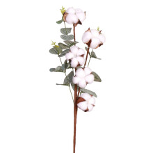 Farmhouse Style Decor, DIY Floral Arrangement, Elegant Wedding Centerpieces, 52cm Natural Cotton Hulls, Rustic Cotton Stems Decoration for Home