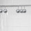 Curtain Hooks Shower Hooks Rhinestone 12pcs 6.2x5cm 3