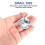 Curtain Hooks Shower Hooks Rhinestone 12pcs 6.2x5cm 6