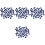 200Pcs Simulation Blueberries Blue Faux Fruit Lifelike Table Decor 2