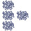 200Pcs Simulation Blueberries Blue Faux Fruit Lifelike Table Decor 5