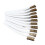 Brass Wire Brush Set Curved Handle 10pcs Nozzle 14