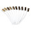 10pcs Brass Wire Brush Set for 3D Printer Nozzle Hot End, Curved Handle 15