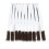 Brass Wire Brush Set Curved Handle 10pcs Nozzle 13
