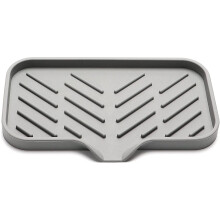 Plateau de Savon de Cuisine en Silicone, Support D'éPonge de Vidange de Plateau D'éVier, Plateau de Stockage D'éVier, Utilisé pour L'éPurateur de