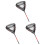 3Pièces Filet De En Alliage Aluminium Quick-Dry Compact 2