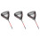 3Pièces Filet De En Alliage Aluminium Quick-Dry Compact 4