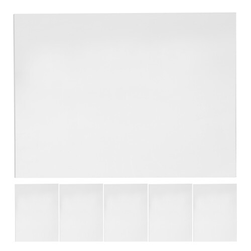 18Pcs Home Office Acrylic Memo Board White Desktop Writable Note Board 1