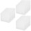 18Pcs Home Office Acrylic Memo Board White Desktop Writable Note Board 8