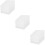 18Pcs Home Office Acrylic Memo Board White Desktop Writable Note Board 10