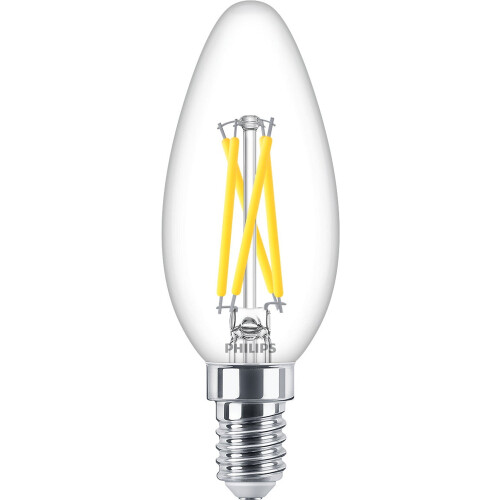 Philips LED E14 Crown 2,5W (25W) Klar Dim WarmGlow 340 1