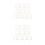 20Pcs Clear Dinner Gold Rimmed Party 5