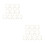 20Pcs Clear Dinner Gold Rimmed Party 8