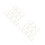 20Pcs Clear Dinner Gold Rimmed Party 9