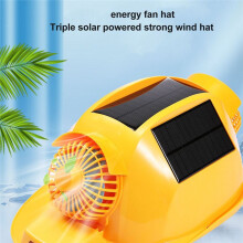 Casco di Sicurezza con Doppia Ventola e Luce Solare per Lavori Edili e di Ristrutturazione