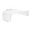 2Pcs Clear Acrylic Computer Stand Riser for Ergonomic Monitor Display 9