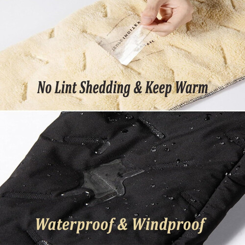 Waterproof Fleece-Lined Winter Pants Unisex
