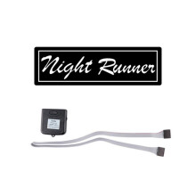 Przednia Szyba Night Runner Car LED Light Naklejki na Okna do AkcesorióW do Dekoracji Paneli JDM Glow