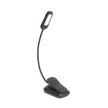 LED Rechargeable Book Lamp, Suitable for Bed Reading,Eye Care 3-Color Temperature, Small Light Clip- Book Reading Lamp