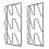 2-Pack Pot Lid Holders for Kitchen Cabinet - Wall-Mounted or Door-Mounted Lid Organizer Rack 1