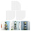 9Pcs White Corner Floating Shelves Wall Display for Bedroom Decor 8