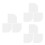 9Pcs White Corner Floating Shelves Wall Display for Bedroom Decor 9