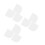 9Pcs White Corner Floating Shelves Wall Display for Bedroom Decor 10