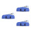 3Pièces Instrument Mélodica 32 Clés Bleu Avec Étui De Rangement 9