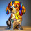 Clearance Dog Series Kunst-Nachtlicht 1