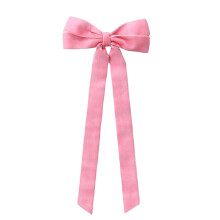 Fluwelen strik haarclip met lange linten, elegant vintage stijl haaraccessoire voor vrouwen en meisjes, perfect voor feestjes.
