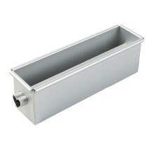 JINGT Quadratische Brotbackform aus Aluminiumlegierung mit Mittelrohr, DIY-Kuchenwerkzeug A