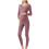 Women's Maternity Pajama Set Purple 3XL 1