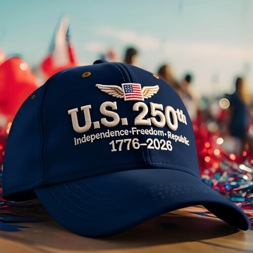 Καπέλο Γενεθλίων Αμερικής1776 - 2026 Καπέλο 250ης Επετείου για Άνδρες Γυναικεία Μαλακά