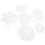 18Pcs Durable Silicone Snowflake Pendant Molds for Xmas Crafts 3