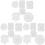 18Pcs Durable Silicone Snowflake Pendant Molds for Xmas Crafts 4
