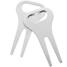 1 Pair Golf Divot Tool Bottle Opener for Green Repair Easy to Use Golf Accessories Golf Divot Repair Tool Practice and Sports