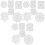 18Pcs Durable Silicone Snowflake Pendant Molds for Xmas Crafts 5