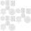 18Pcs Durable Silicone Snowflake Pendant Molds for Xmas Crafts 8