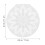 18Pcs Durable Silicone Snowflake Pendant Molds for Xmas Crafts 11