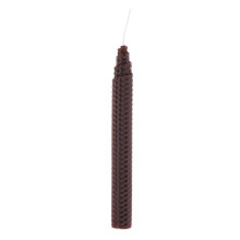 Nature Hand-Rolled Pillar Candle Smokeless for Wedding Dinner Decor Brown