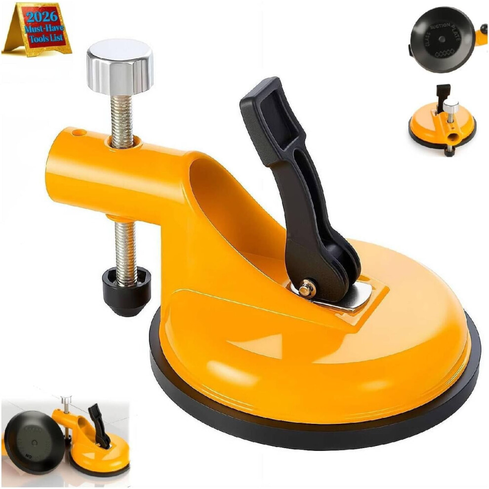 Adjustable Height Setter & Floor Gap Fixer With Vacuum Suction Clamps, Heavy-Duty Rubber Â Compatible With Granite, Marble, Quartz, Tile 9551475460260