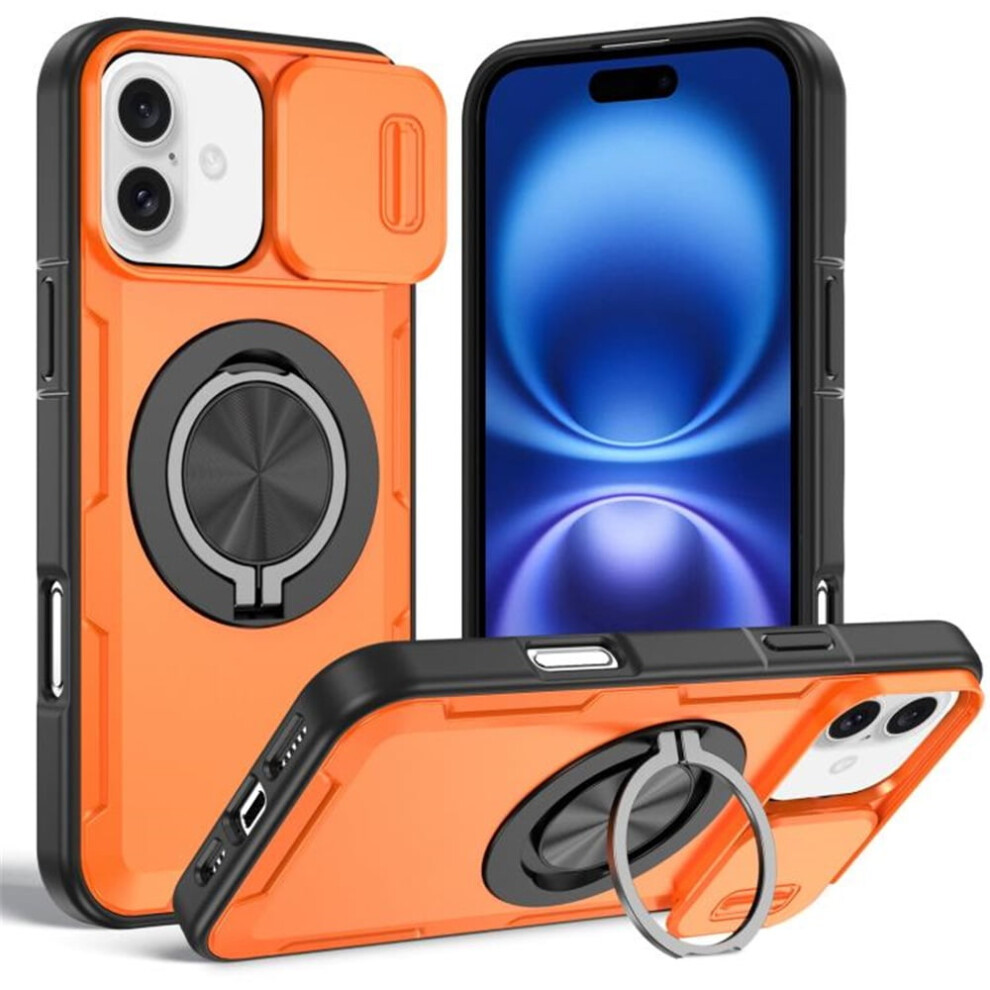 Iphone 16 Plus Case With Rotating Metal Stand And Magsafe 937196975242
