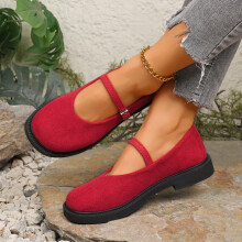 Women's Cotton Mary Jane Ballet Flats