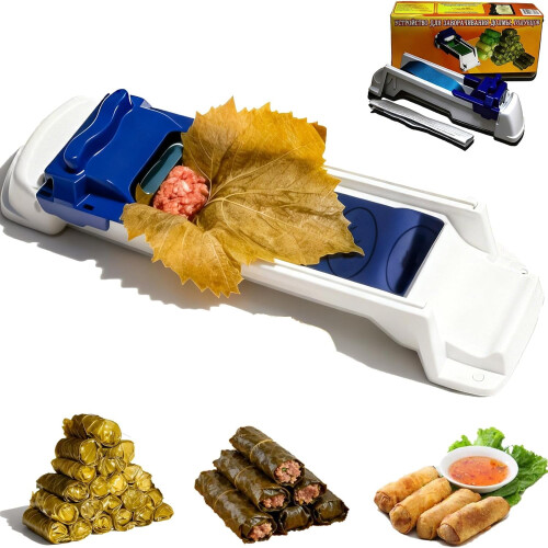 Lumpia Roller Machine, Spring Roll Maker for DIY Eggroll & Sushi, Multi-functional Plastic Kitchen Tool for Beginners