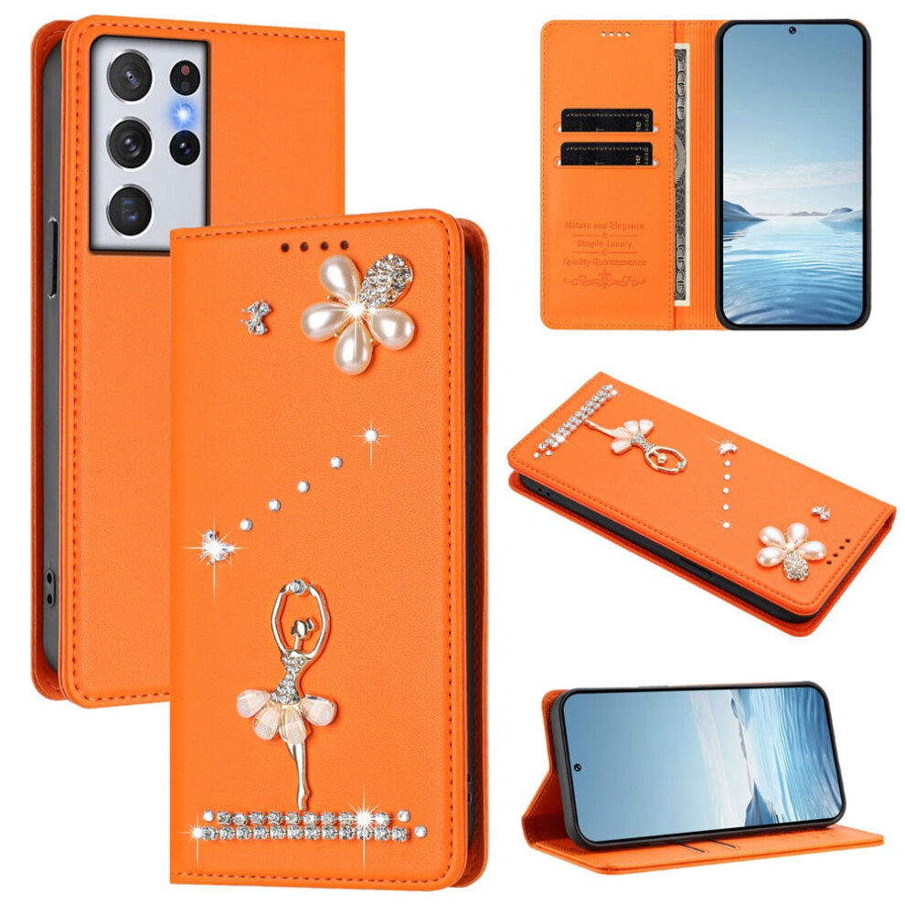 Ballet Girl Rfid-Blocking Flip Wallet For Samsung Galaxy 937196975365