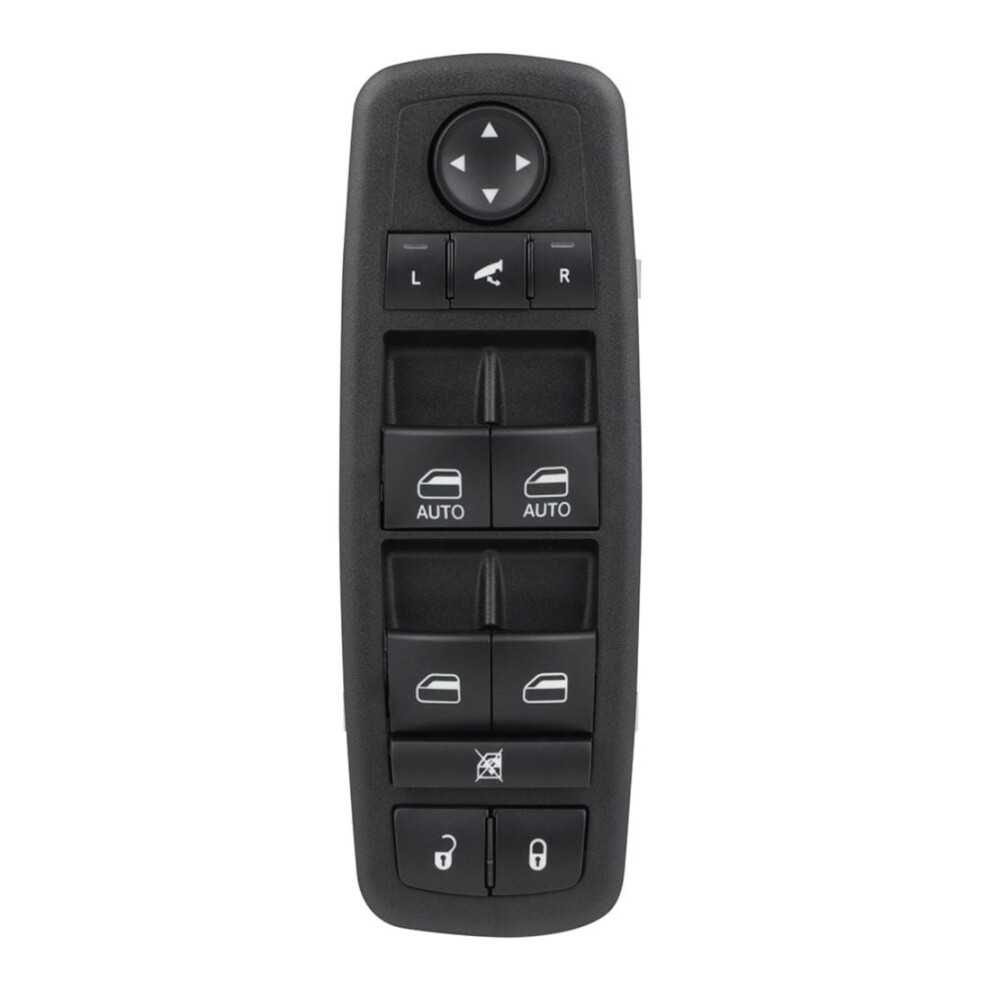 1Pc Power Door Window Switch Â Front Left Driver Side, Plastic, Compatible With Dodge Journey (2011Â12), Ram 1500/2500/3500 (2016Â18) Black 9340959369249