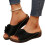 Willtoo Women's Wedge Sandals Boho Flat Open-Toe Platform 1